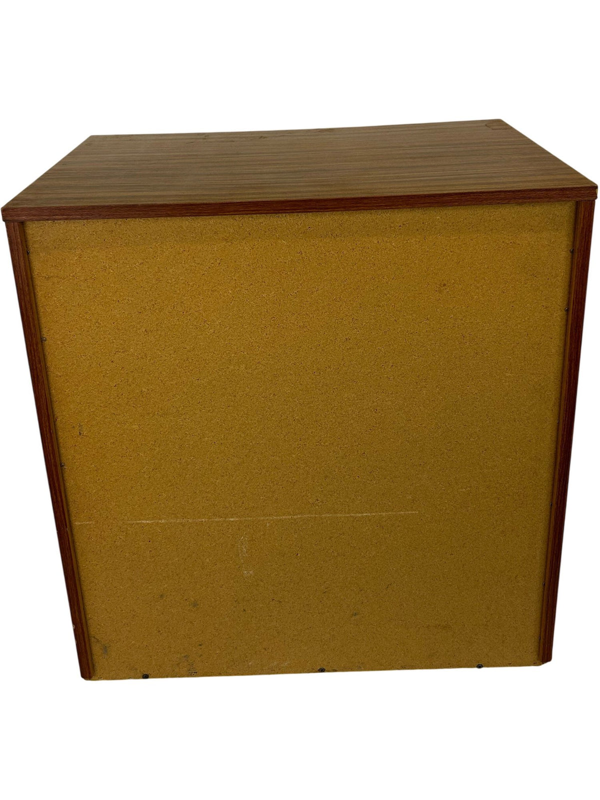 4 Drawer Wood Effect Chest Storage Unit on Castors Bedroom Office (Pre-Loved)