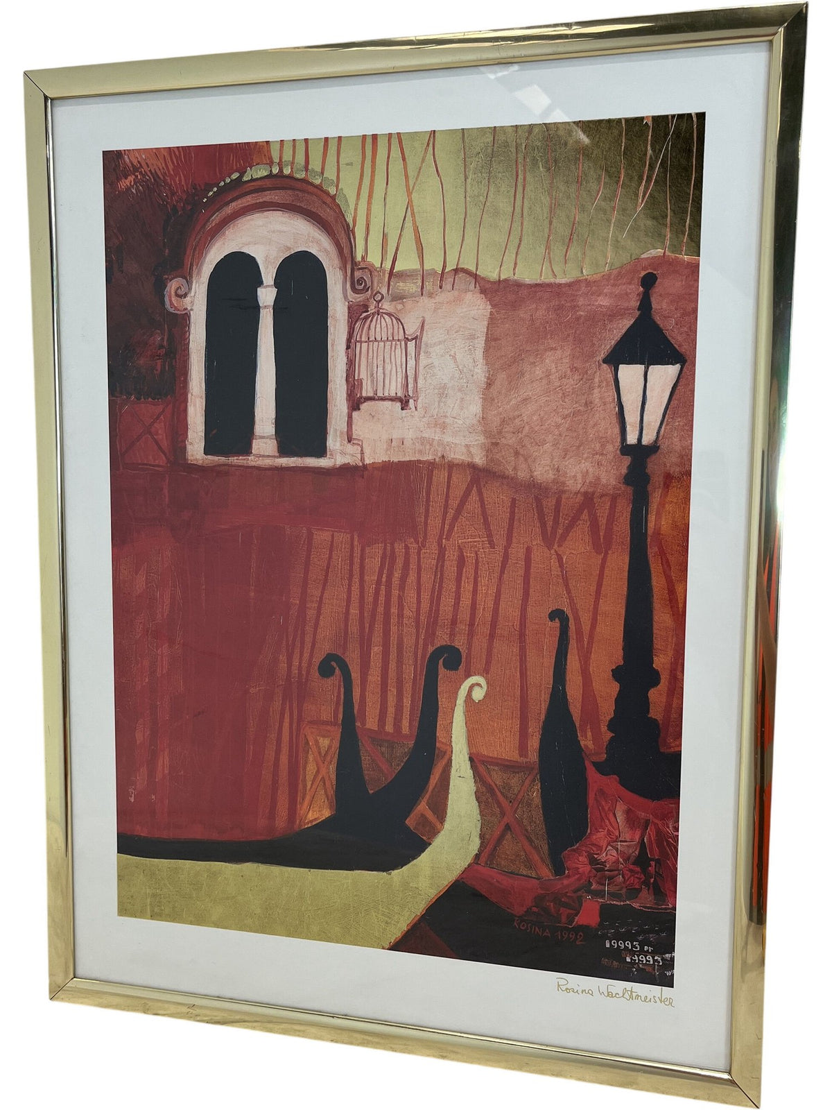 Rosina Wachtmeister Gold Framed Art Picture (Pre-Loved)