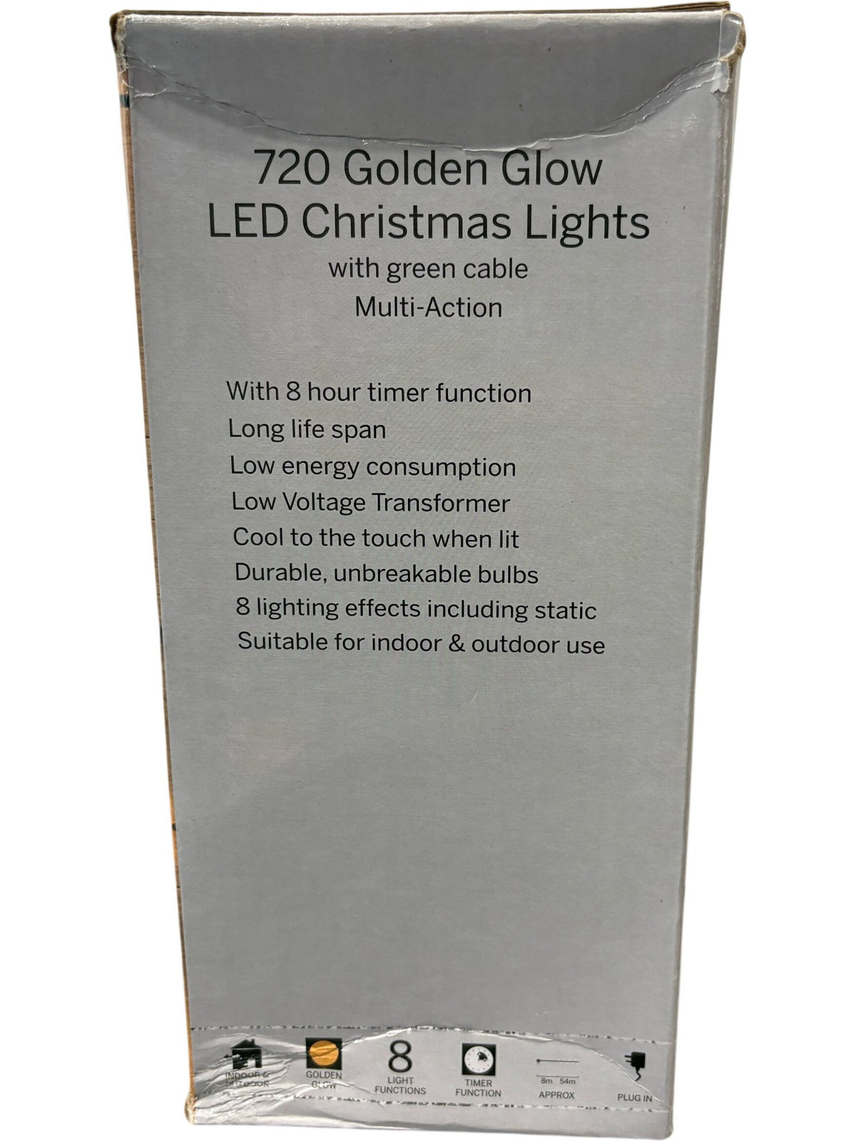 Notcutts LED Christmas Lights 720 Golden Glow