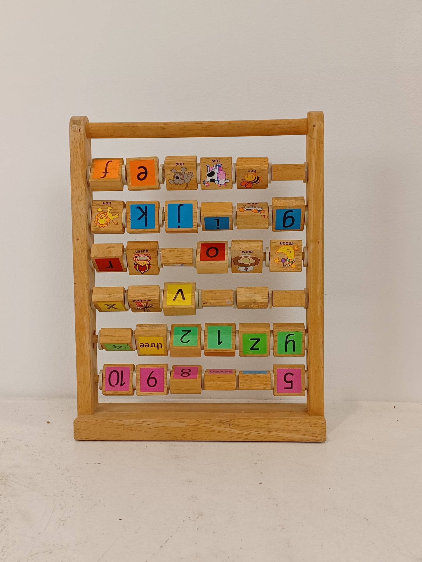 Children's Wooden Numbers and Letters Toy (Pre-loved)