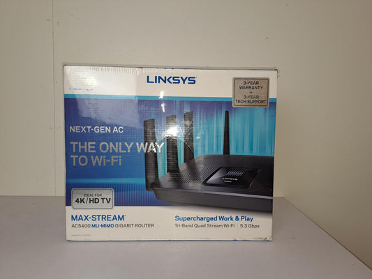 Linksys Max-stream AC5400 MU-MIMO Gigabit Router (Pre-loved)