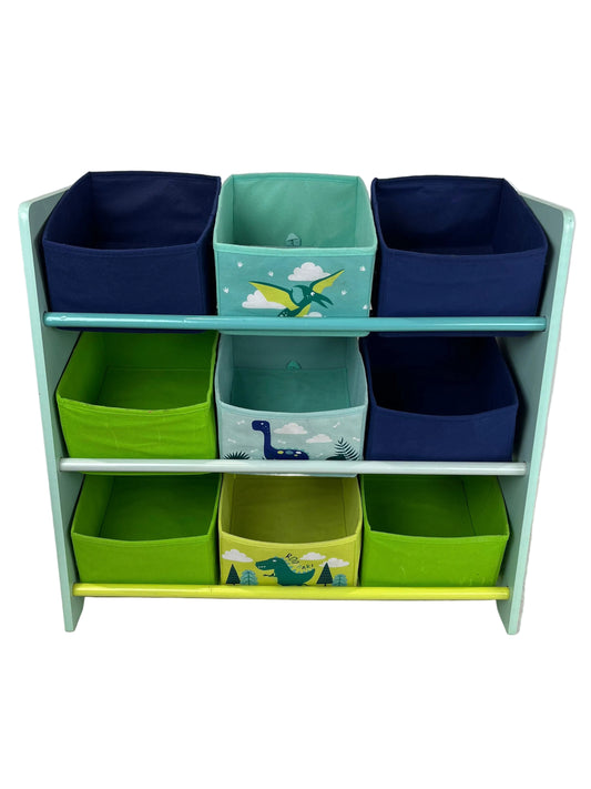 Children's Dinosaur Colourful Storage Organiser Shelves (Pre-Loved)