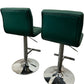 Green Bar Stools Adjustable Height (Pre-Loved)
