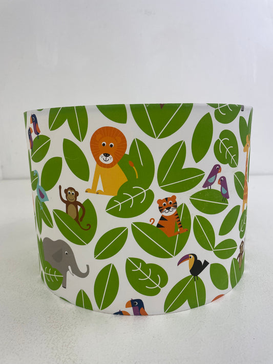 Jungle Theme Lampshade (Pre-loved)