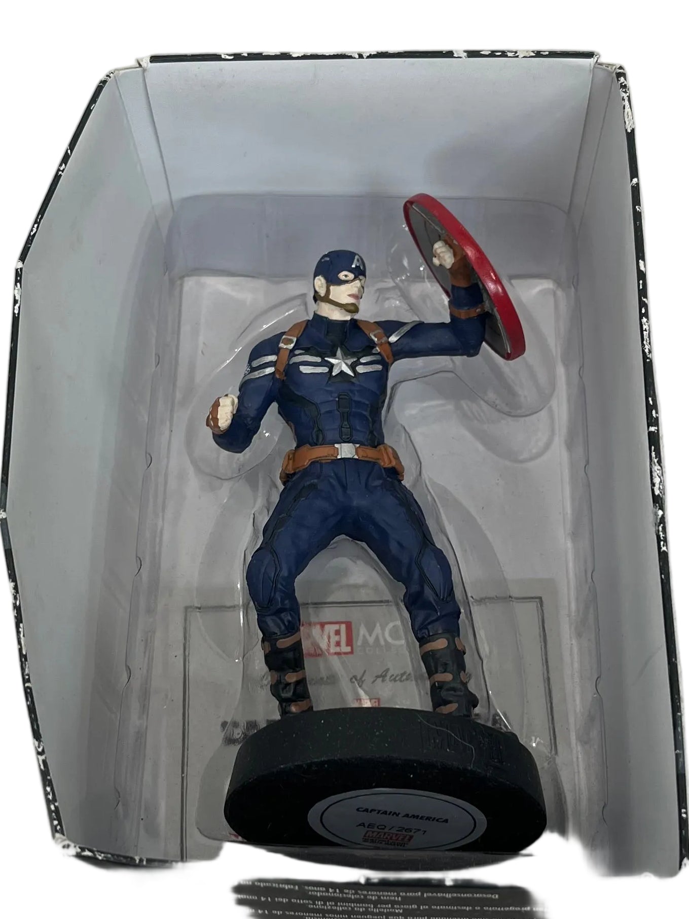 Captain America The Winter Soldier Eaglemoss Marvel Movie Collection Figurine (Pre-Loved)