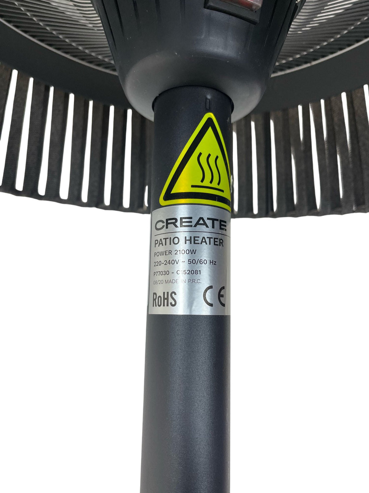 Create Black Infrared Patio And Garden Heater (Pre-Loved)