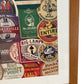 Vintage Style Framed Beer Label Mats Brewery Collectable Art Collage (Pre-Loved)
