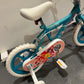Pedal Pals Teal Mermaid 14” Children’s Bike With Stabilisers (Pre-Loved)