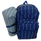John Lewis ANYDAY Wave 2-Person Filled Picnic Cooler Backpack Bag & Rug (Pre-Loved)