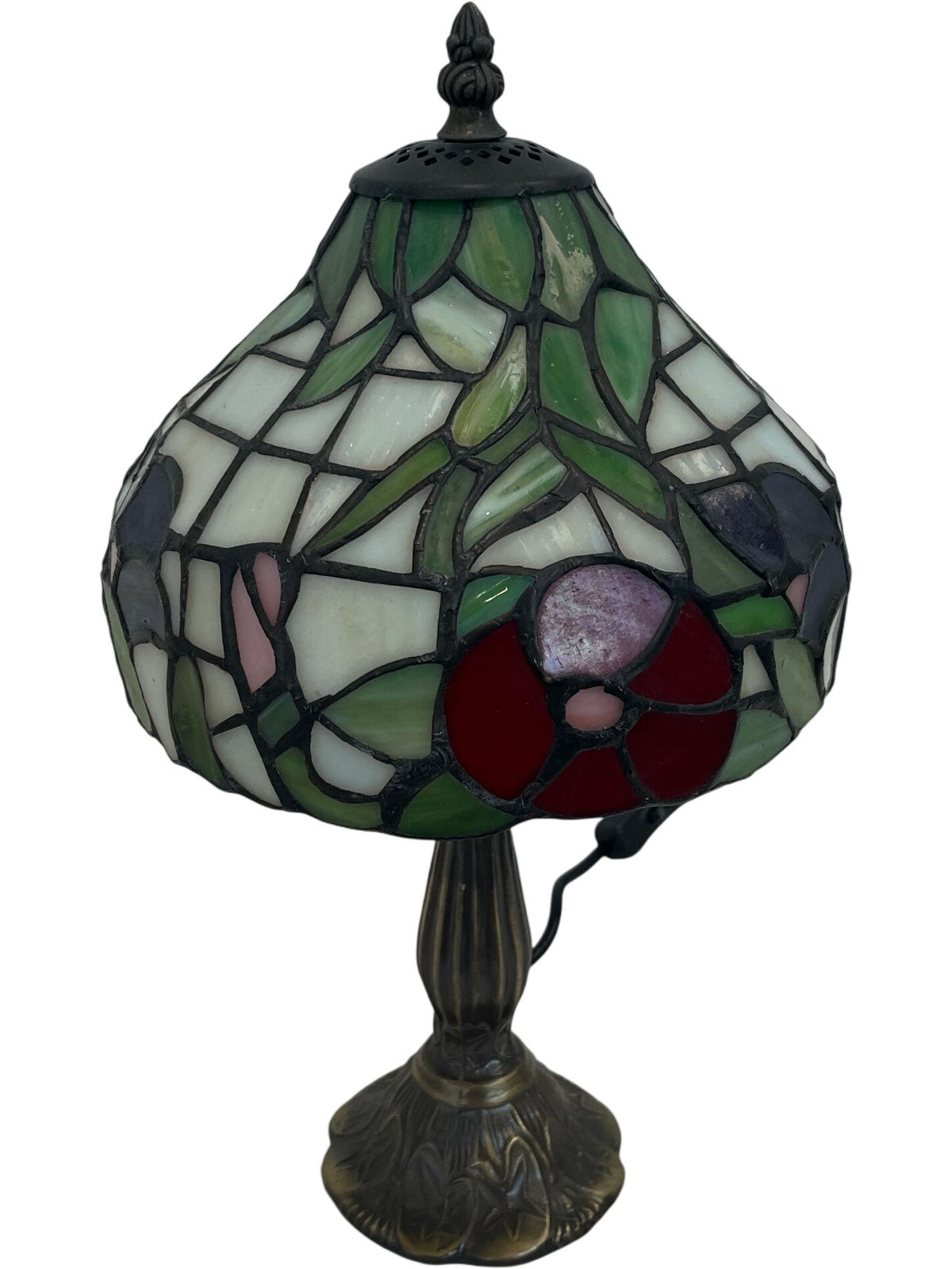 Tiffany Style Stained Glass Table Lamp (Pre-Loved)