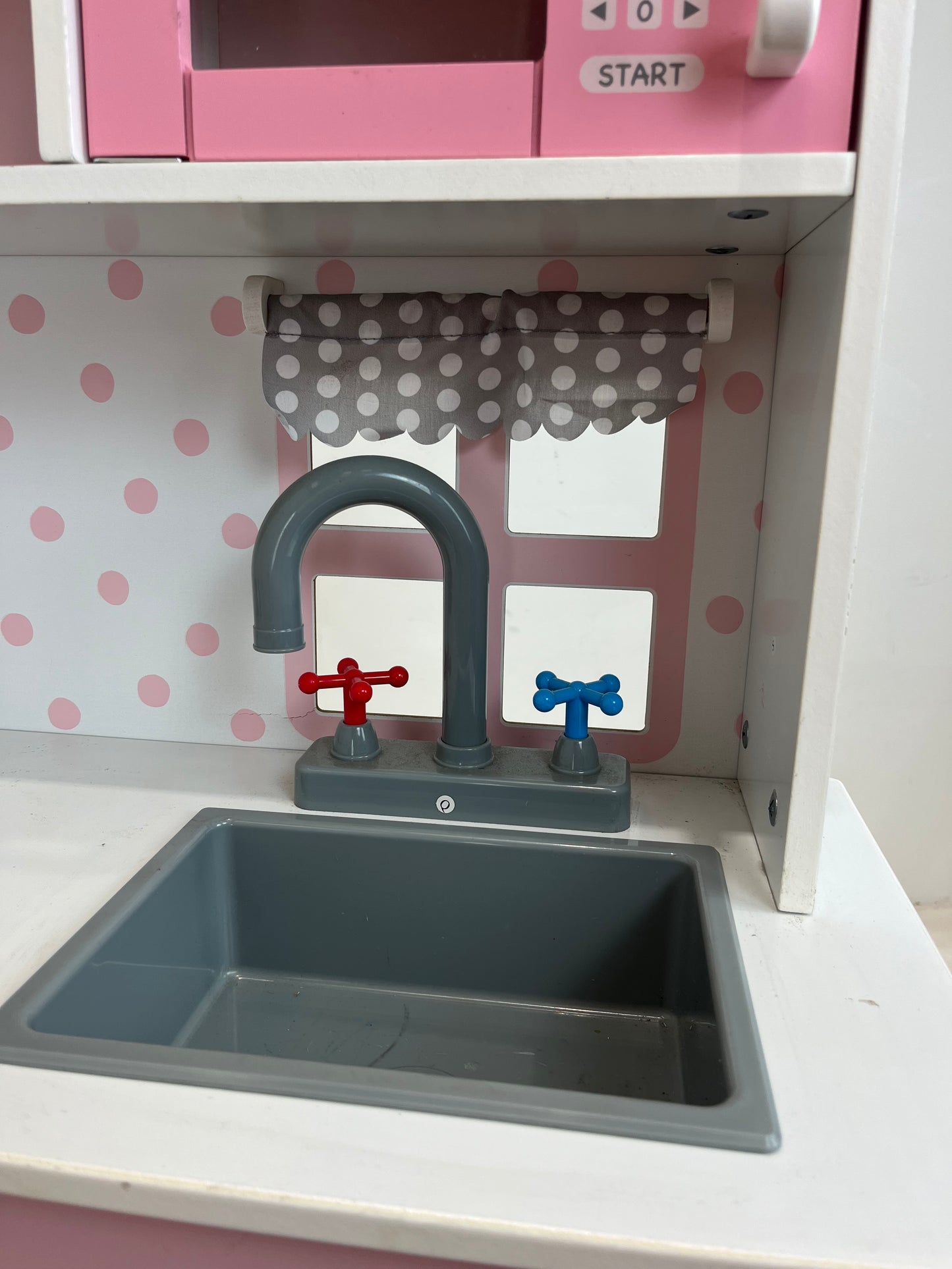 Pink Wooden Toy Kitchen Playset (Pre-Loved)