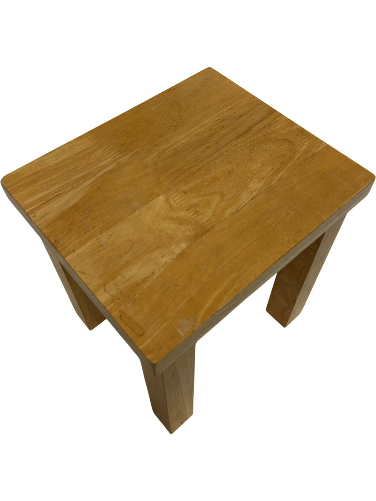 Small Wooden Step Stool Natural Finish Compact (Pre-Loved)