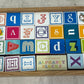 Wooden Colourful Alphabet Blocks Box (Pre-Loved)