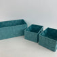 Blue Woven Baskets X3 (Pre-Loved)