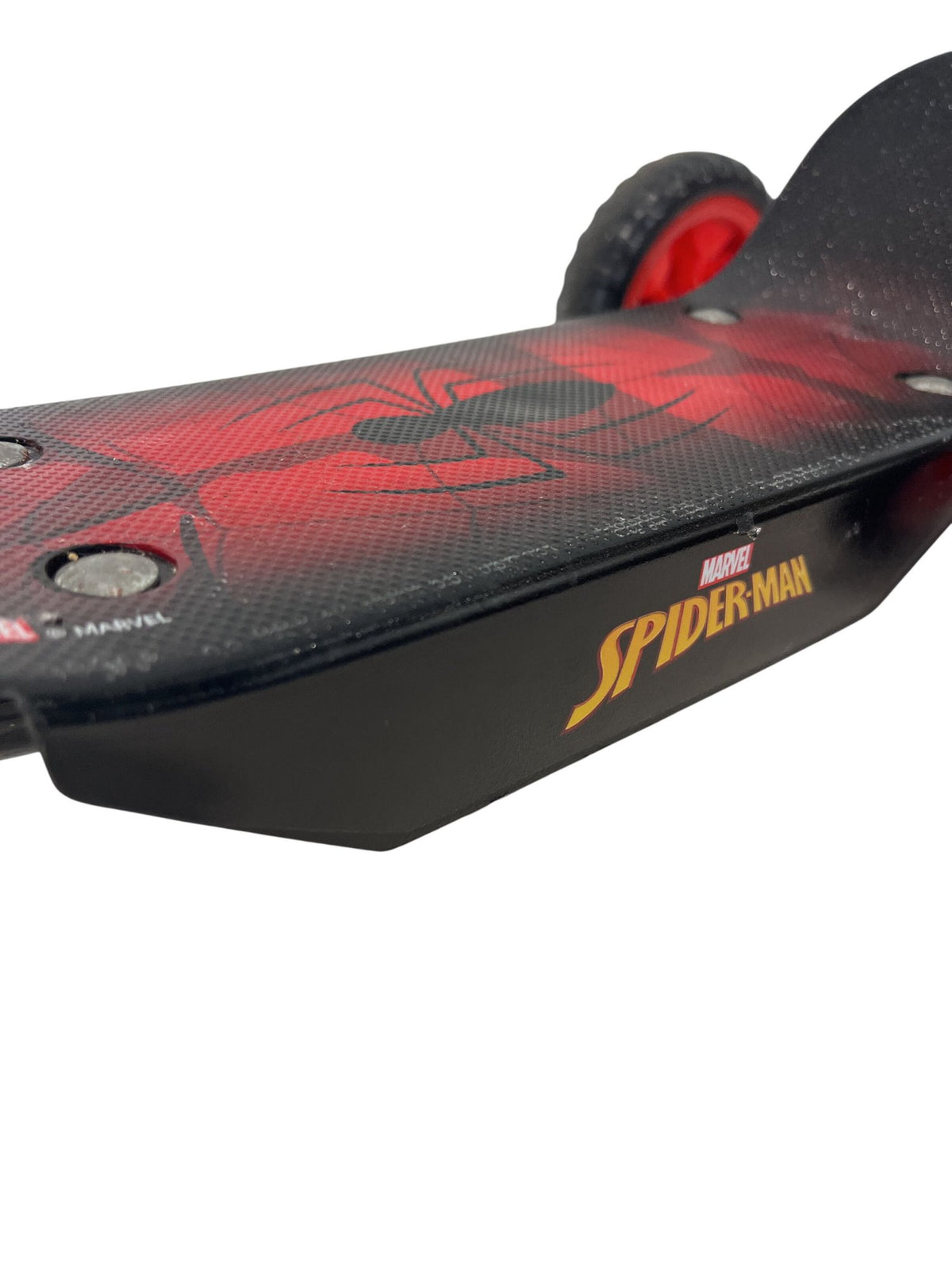 Marvel Spider-Man Push Scooter Kids Red Black Design (Pre-Loved)