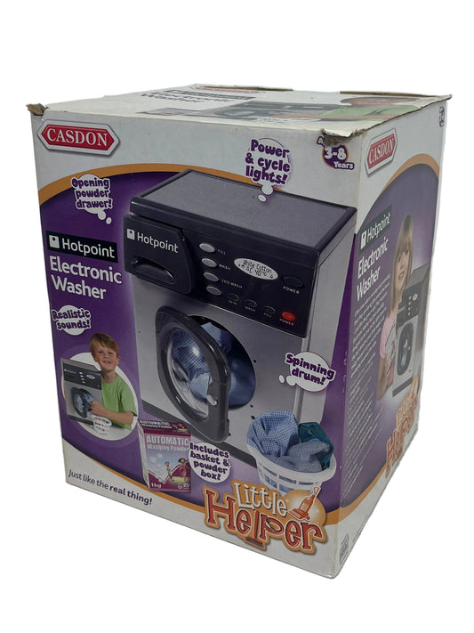 Casdon Hotpoint Little Helper Mini Toy Electronic Washing Machine (Pre-Loved)