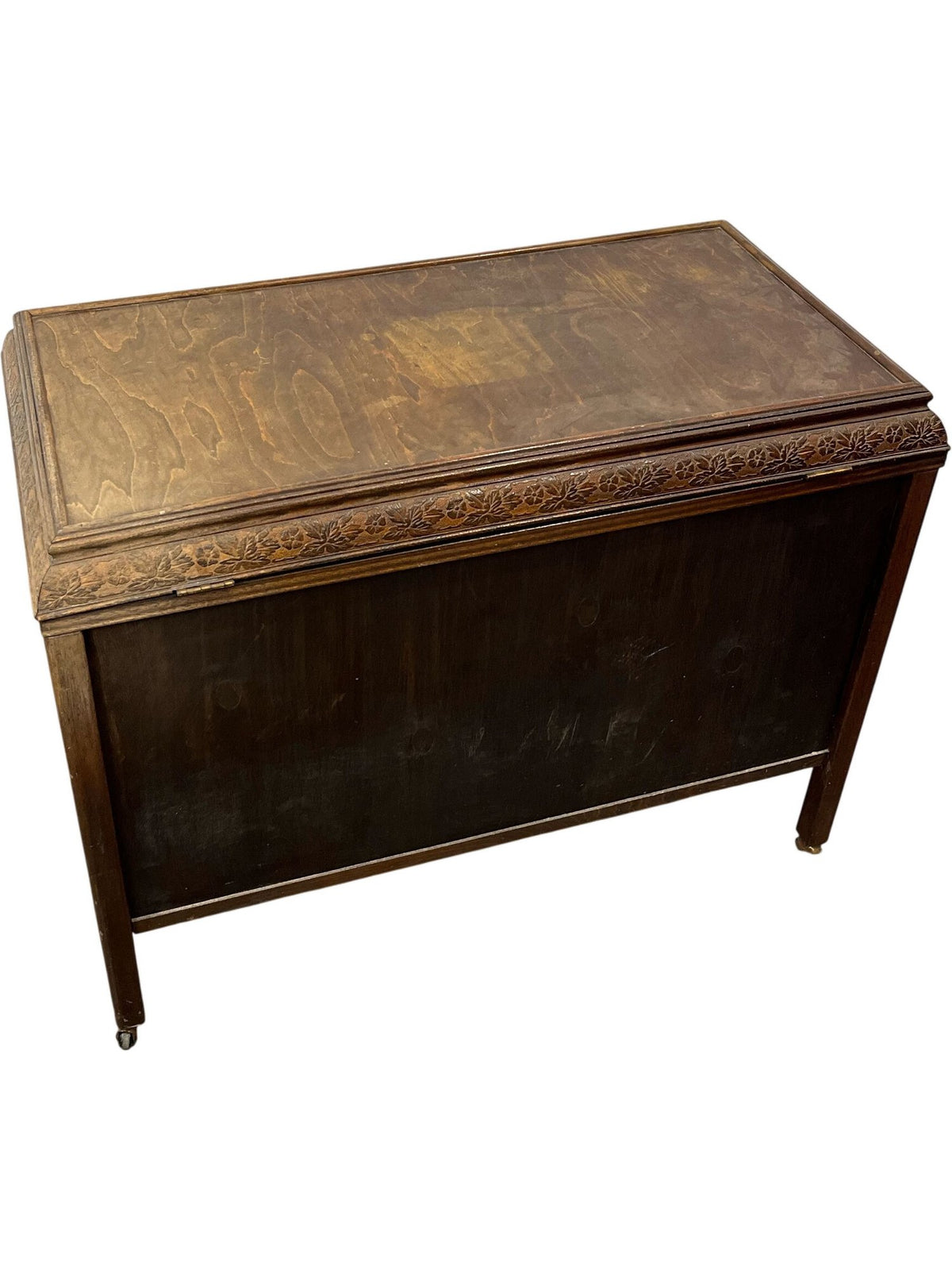 Vintage Wooden Carved Storage Cabinet (Pre-Loved)