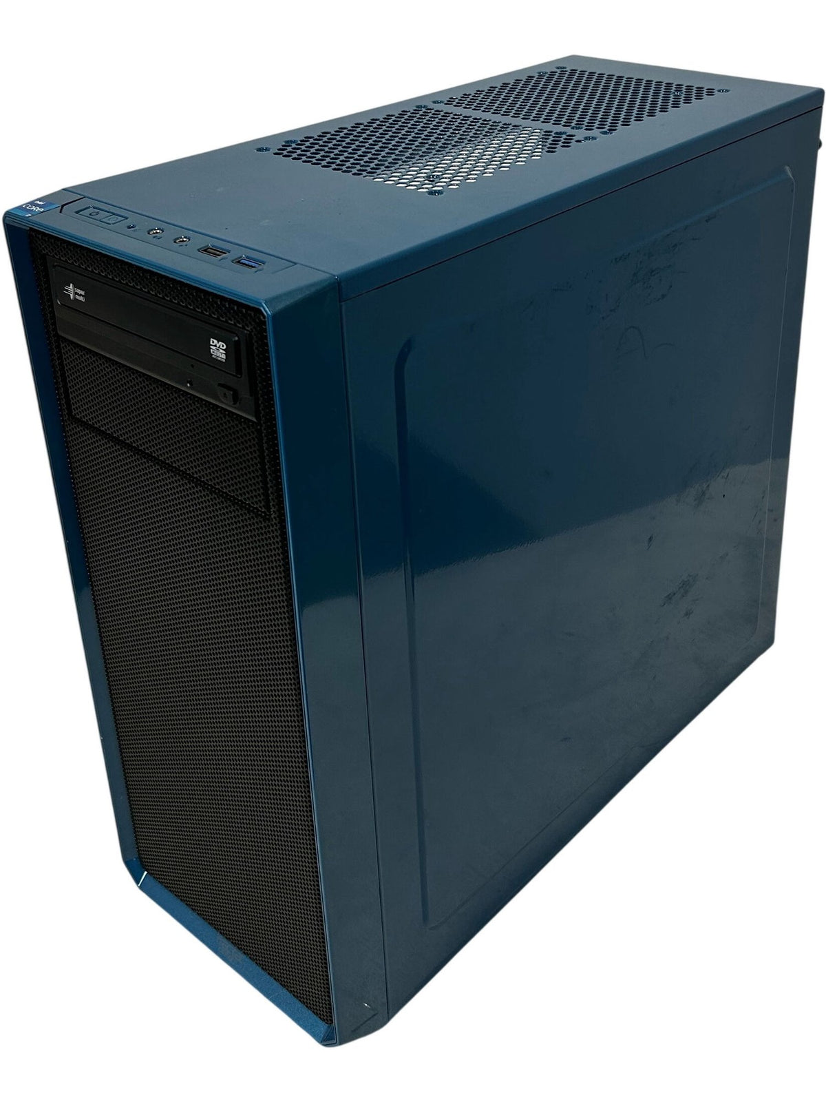 Fractal Design Core 2300 Blue Mid Tower PC Case with Dual Fans (Pre-Loved)