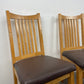 Brown Cushioned Dining Chairs X2(Pre-loved)