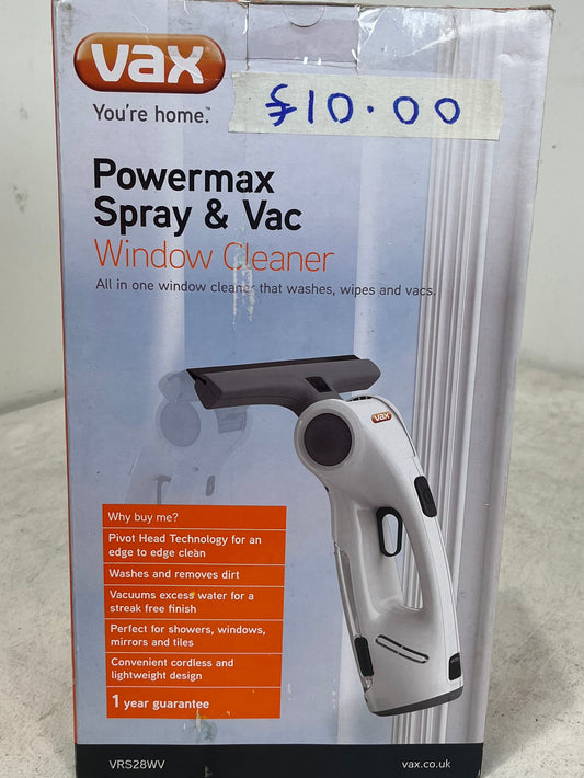 Vax Powermax Spray & Vac Window Cleaner (Pre-Loved)