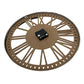 Wooden Metal Frame Wall Clock (Pre-Loved)