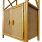 Angraves Bamboo Rattan Storage Cabinet with Open Shelf Unit (Pre-Loved)