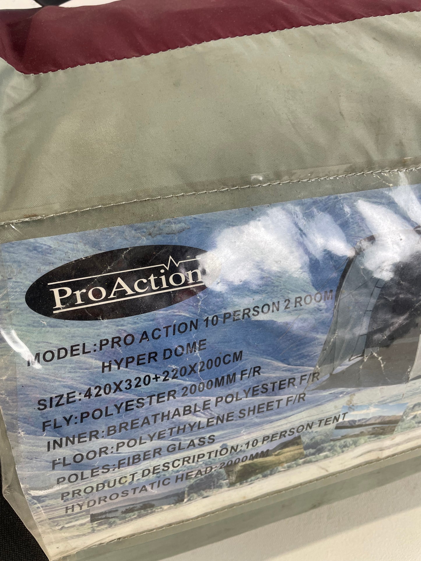 Pro Action 10 Person 2 Room Hyper Dome (Pre-loved)