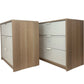 Wooden Dresser Set White & Oak Finish (Pre-Loved)
