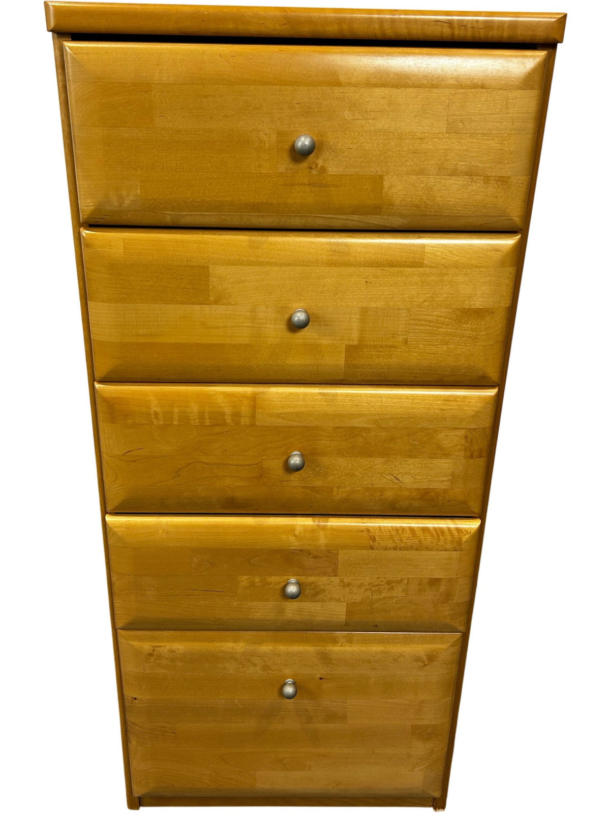 Wooden 5-Drawer Tallboy Chest of Drawers (Pre-Loved)