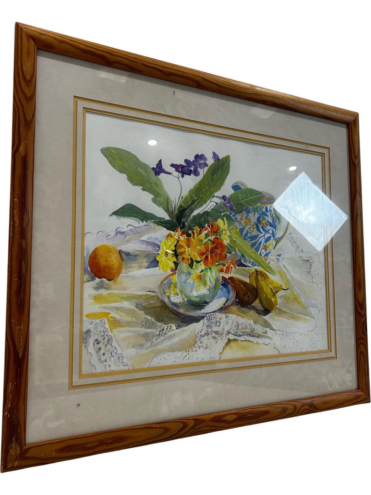 Watercolour Still Life Picture Frame (Pre-Loved)