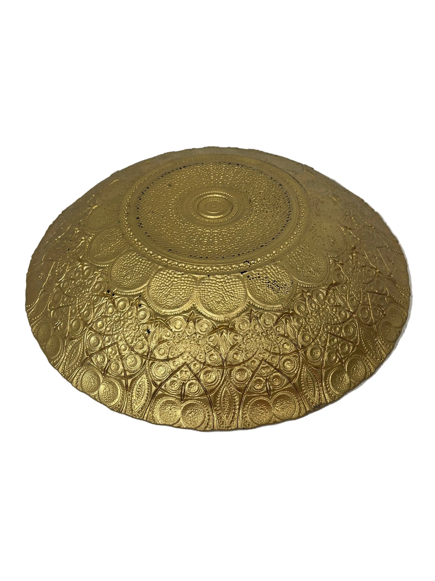 Decorative Embossed Glass Bowl (Pre-Loved)