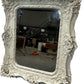 Large Ornate White Baroque Style Wall Mirror (Pre-Loved)