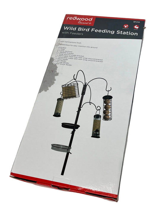 Redwood Wild Bird Feeding Station (New)