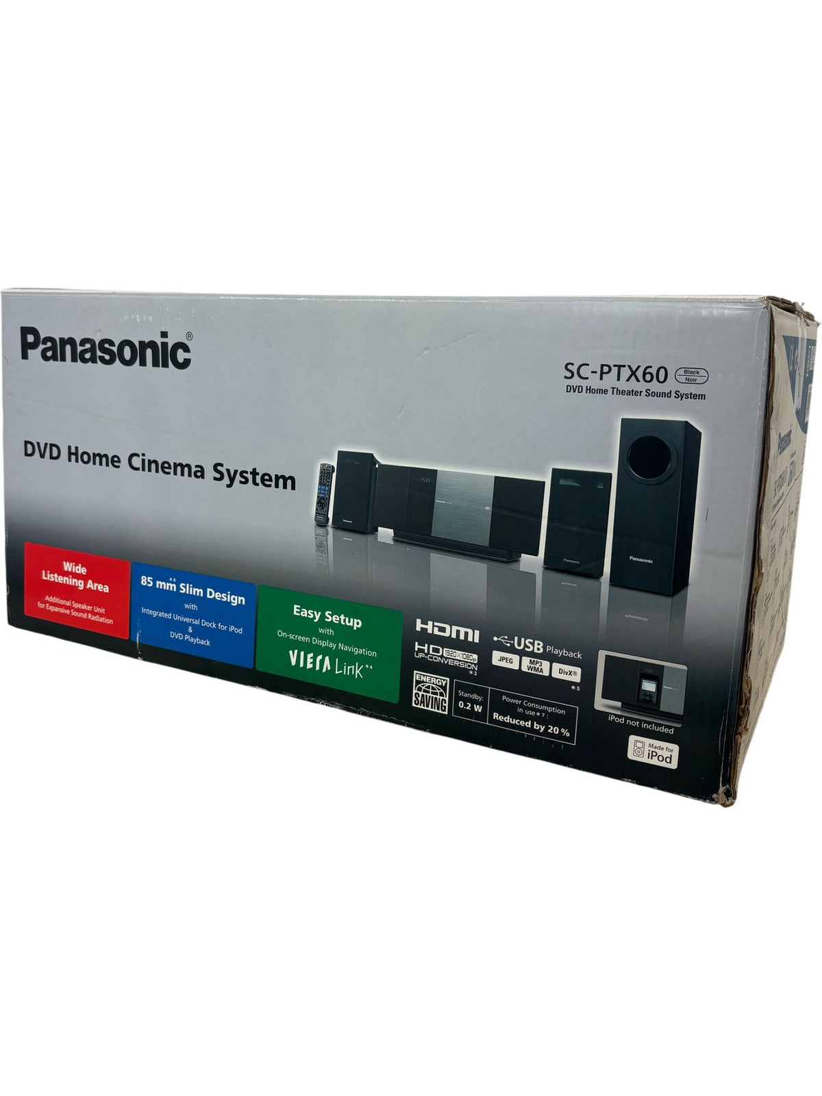 Panasonic DVD Home Cinema System SC-PTX60 (Pre-Loved)