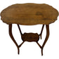 Vintage Unique Wooden Side Table Oval (Pre-Loved)
