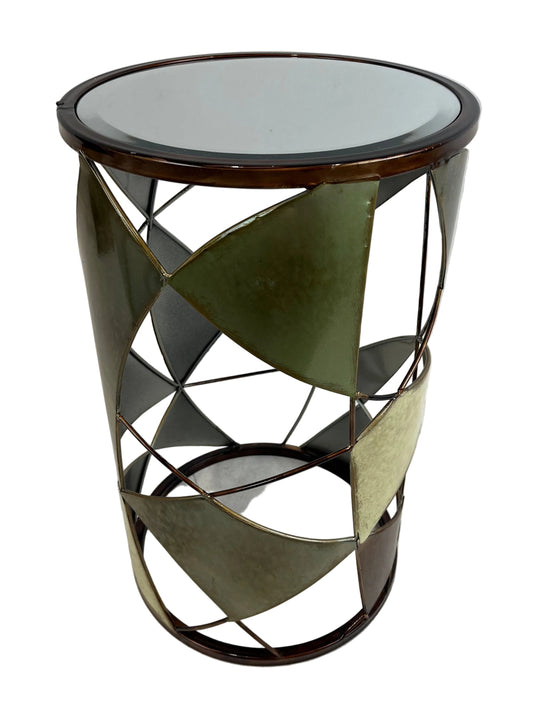 Contemporary Metal Side Table (Pre-Loved)