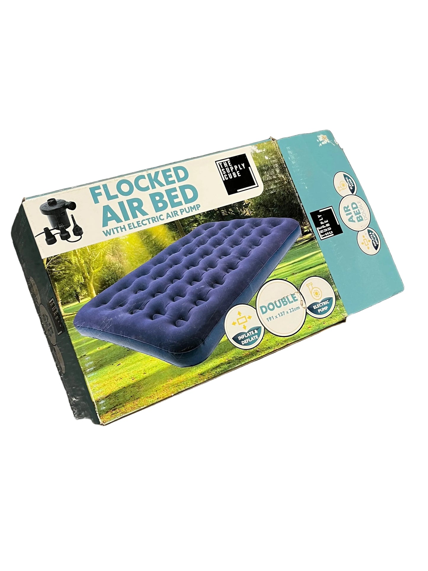 Flocked Double Airbed Mattress (Pre-Loved)