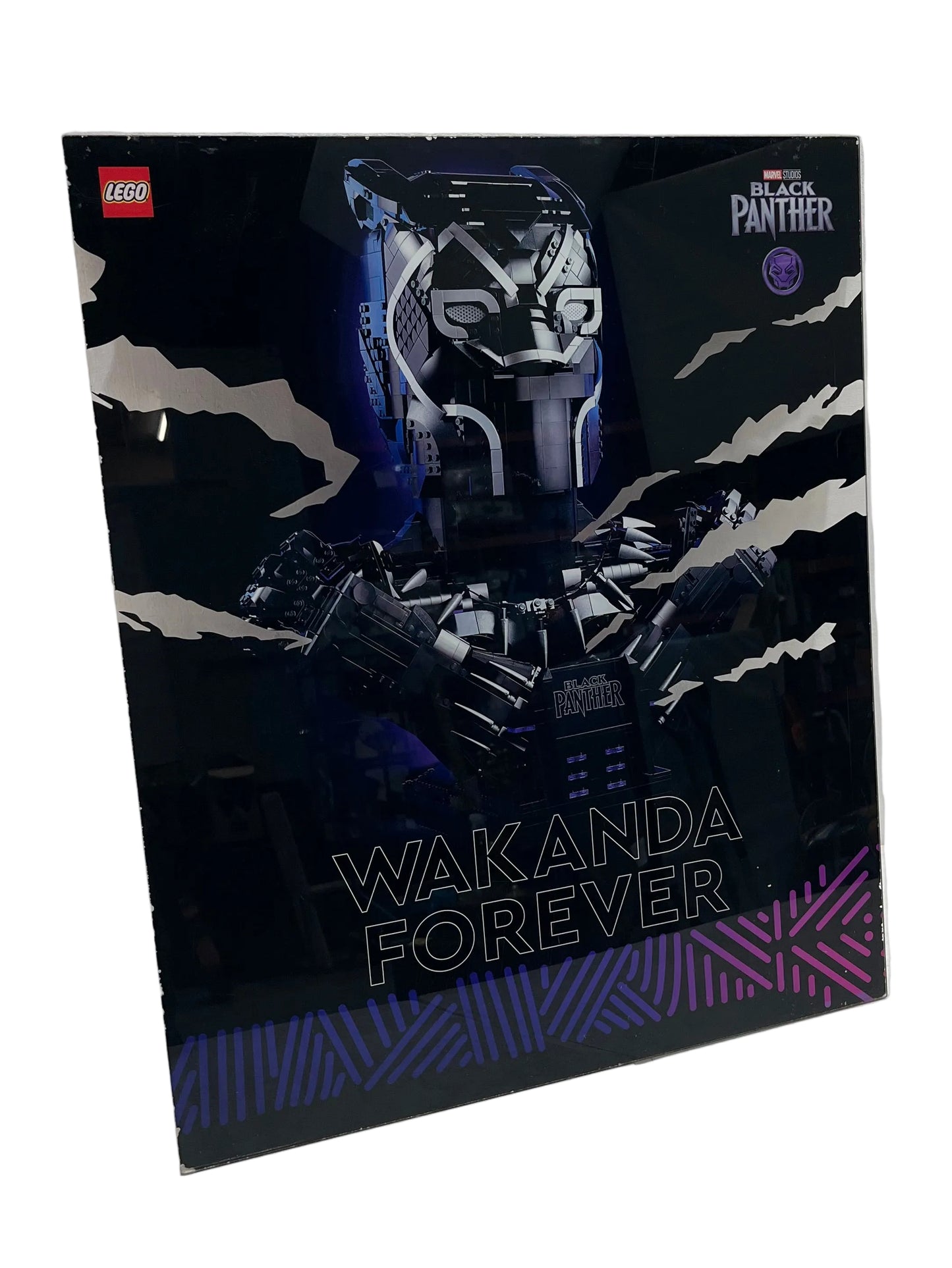 Marvel Black Panther LEGO Wakanda Forever Hard Plastic Poster (Pre-Loved)