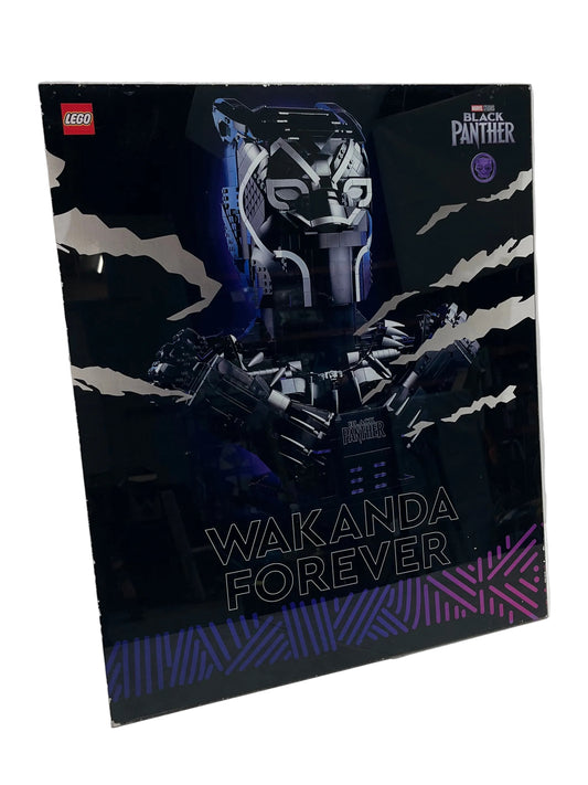 Marvel Black Panther LEGO Wakanda Forever Hard Plastic Poster (Pre-Loved)