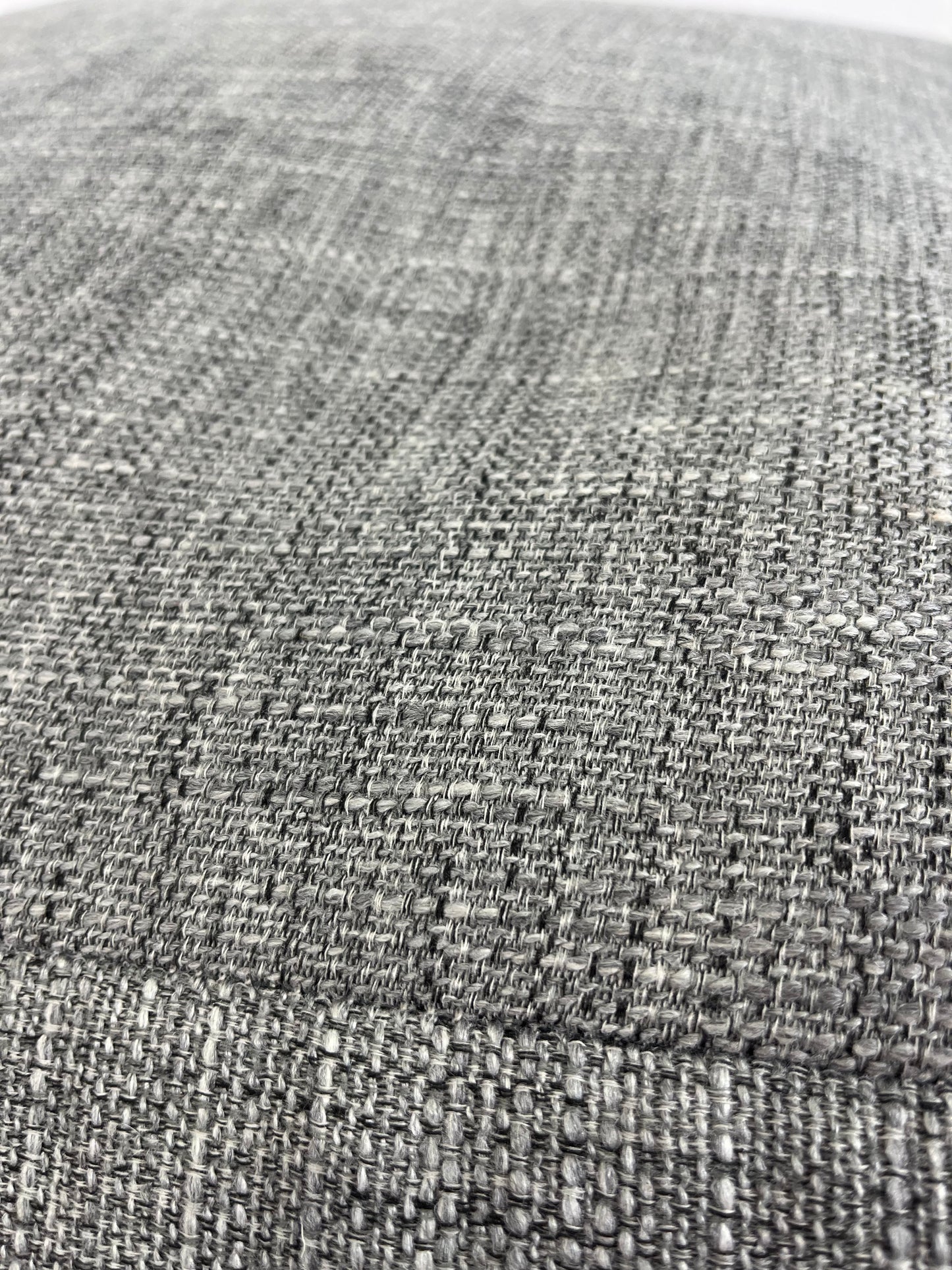 Next Dark Grey Boucle Weave Large Pouffe (Pre-Loved)