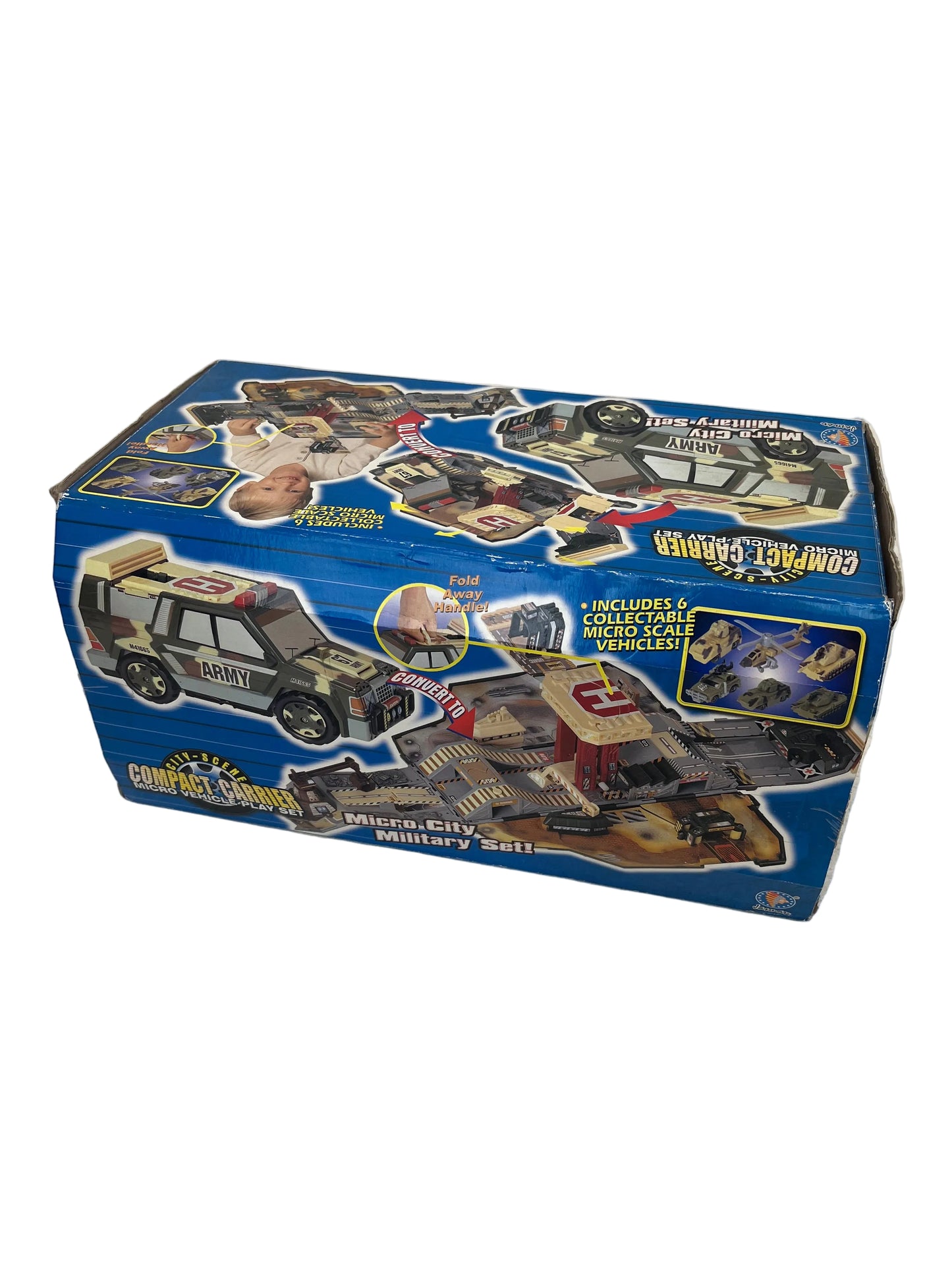 Compact Carrier Military Vehicle Micro-Vehicle Playset (Pre-Loved)