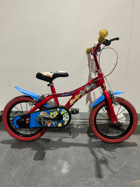 Paw Patrol Red 14” Children’s Bike (Pre-Loved)