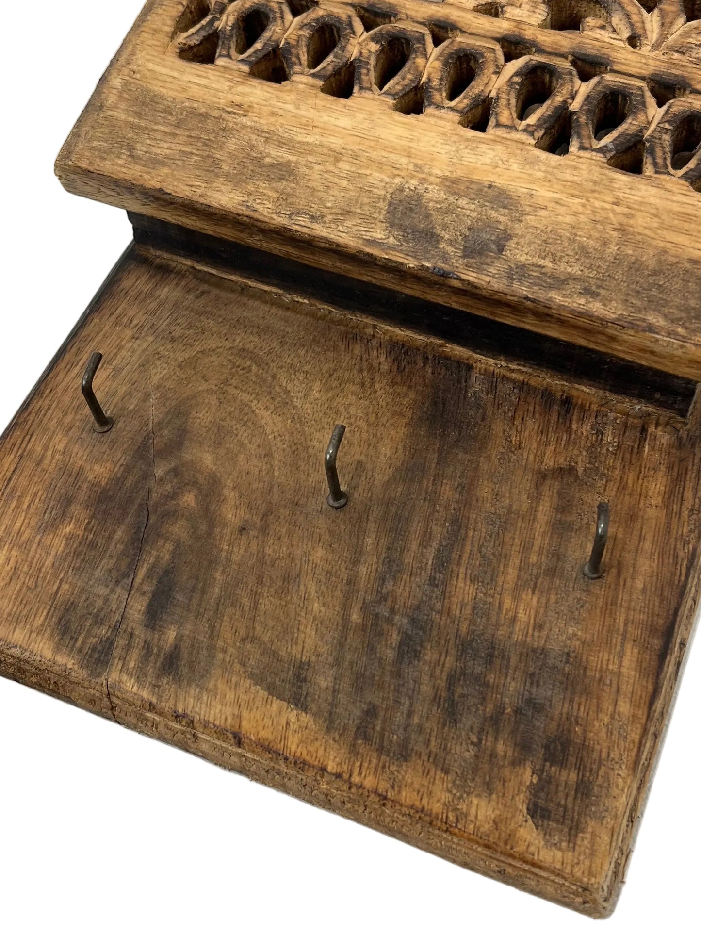 Wooden Decorative Letter Rack Key Holder (Pre-Loved)