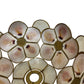 Vintage Seashell Floral Lampshade Stained Glass Style (Pre-Loved)