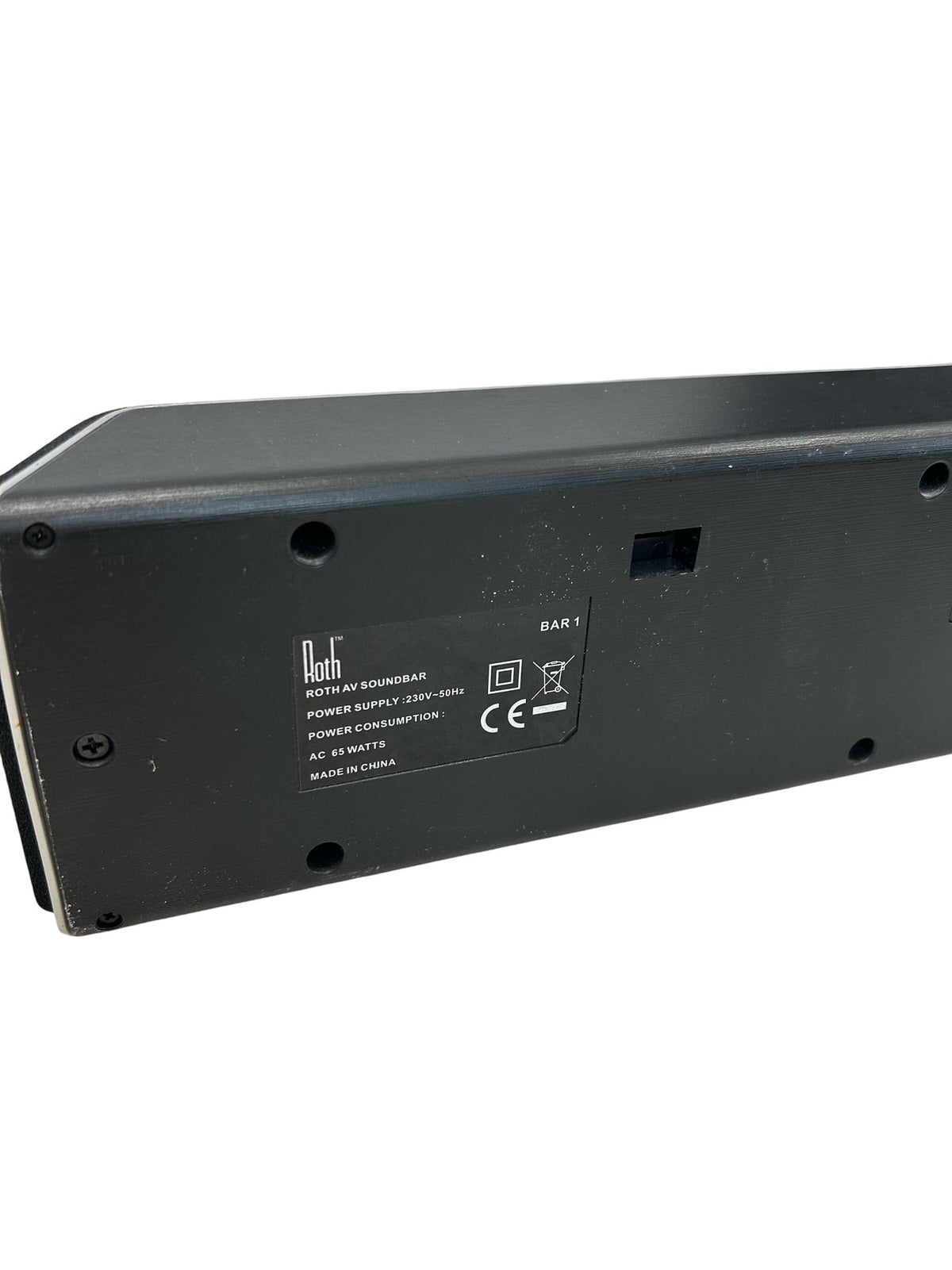 Roth BAR 1 Soundbar with Wireless Subwoofer & Manual Black (Pre-Loved)