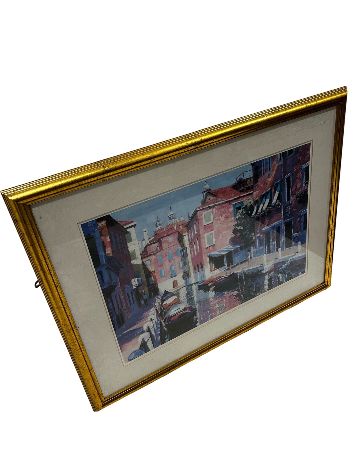 Jones Fine Art Venetian Canal Framed Artwork (Pre-Loved)