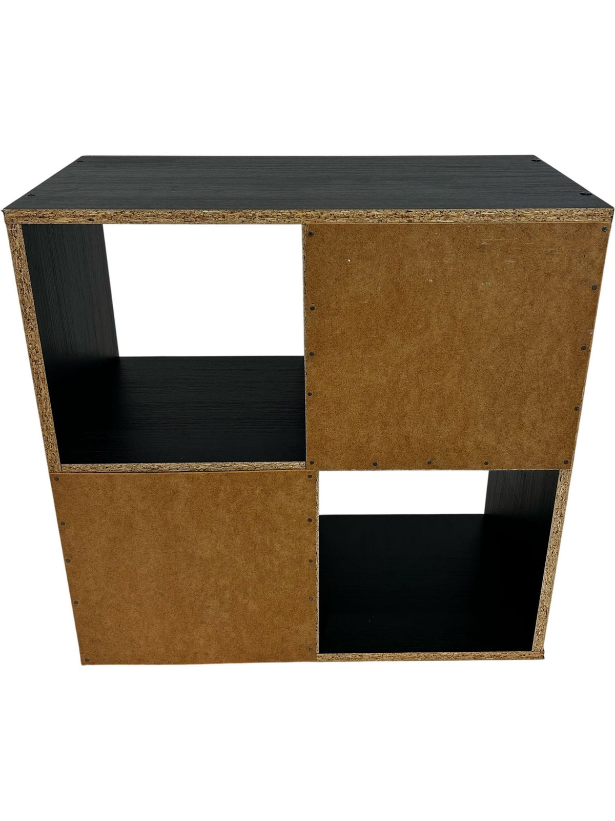Black 4 Cube Storage Unit Shelving Bookcase Display Organiser 61cm (Pre-Loved)