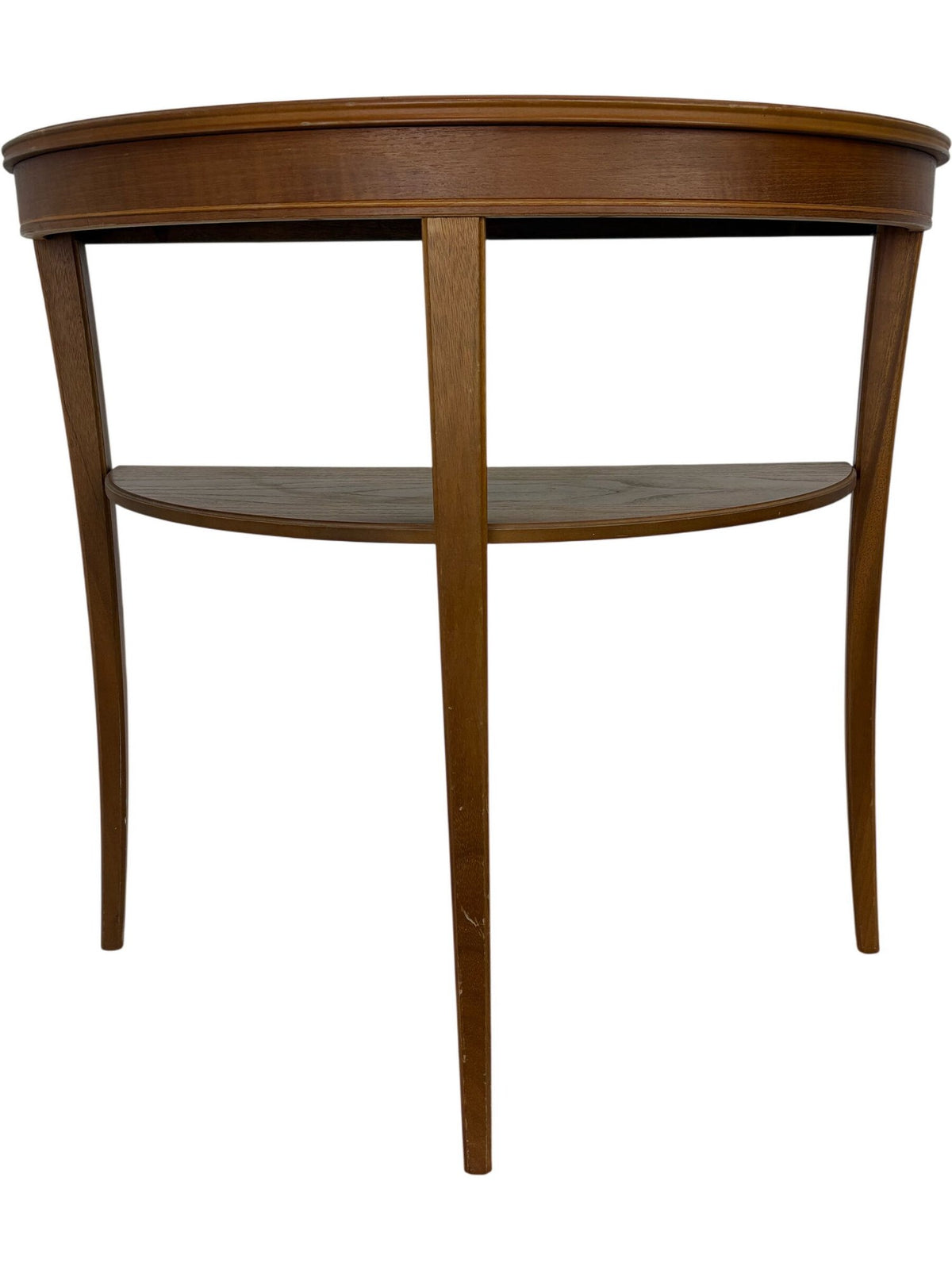 Vintage Wooden Half-Moon Console Table (Pre-Loved)