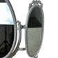 Vintage Triple Oval Vanity Dressing Table Mirror Ornate White Frame (Pre-Loved)