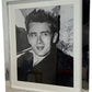 Classic Black & White James Dean Silver Framed Portrait Photograph (Pre-Loved)